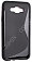Чехол силиконовый для Samsung Galaxy E7 SM-E700F S-Line TPU (Черный)