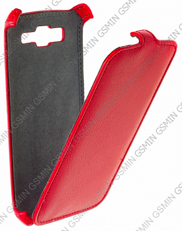 Кожаный чехол для Samsung Galaxy Grand 2 (G7102) Armor Case (Красный)