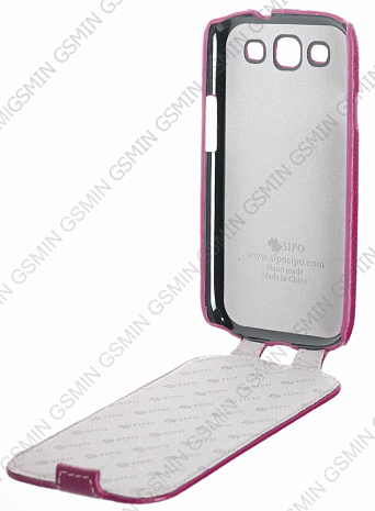 Кожаный чехол для Samsung Galaxy S3 (i9300) Sipo Premium Leather Case - V-Series (Фиолетовый)
