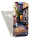 Кожаный чехол для Alcatel One Touch POP 3 5015D Armor Case (Белый) (Дизайн 116)