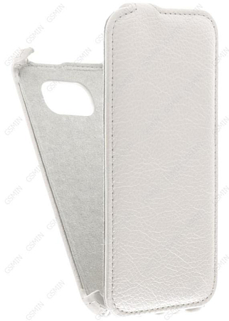 Кожаный чехол для Samsung Galaxy S6 G920F Armor Case (Белый)