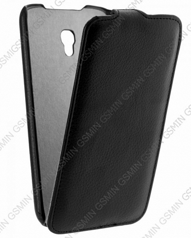 Кожаный чехол для Alcatel One Touch Pop S9 7050Y Art Case (Черный)