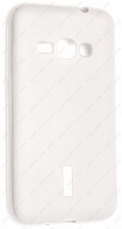 Чехол силиконовый для Samsung Galaxy J1 (2016) Cherry Premium Fashion Case (Белый)