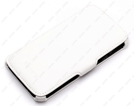Кожаный чехол для Samsung Galaxy Mega 5.8 (i9150) Redberry Stylish Leather Case (Белый)