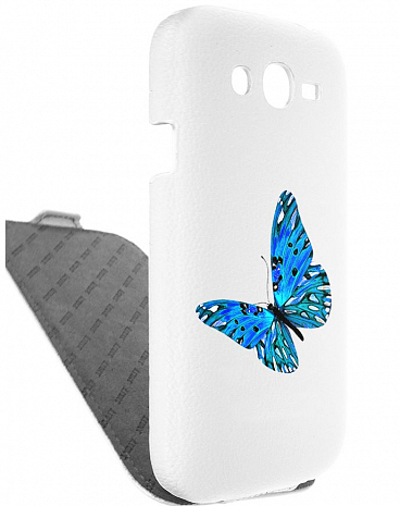 Кожаный чехол для Samsung Galaxy Grand Neo (i9060) Armor Case "Full" (Белый) (Дизайн 11/11)