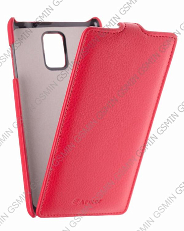 Кожаный чехол для Samsung Galaxy Note 4 (octa core) Armor Case "Full" (Красный)