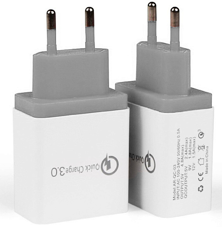      ( ) HRS QC-03   Quick Charge 3.0  3 USB  ()