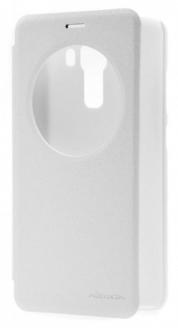 Чехол-книжка для Asus Zenfone 3 Laser ZC551KL Nillkin Sparkle Series View Case (Белый)