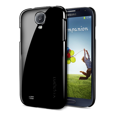 Чехол-накладка для Samsung Galaxy S4 (i9500) SGP Ultra Thin Air Color (Soul Black)