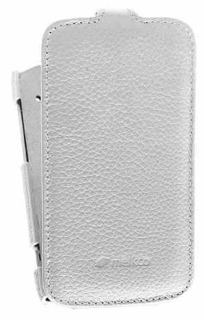    HTC Sensation / Sensation XE / Z710e / G14  Melkco Leather Case - Jacka Type (White LC)