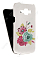 Кожаный чехол для Samsung Galaxy J1 (J100H) Aksberry Protective Flip Case (Белый) (Дизайн 5/5)