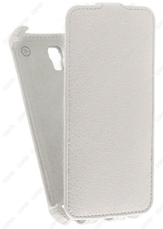 Кожаный чехол для Alcatel POP 2 5042X Armor Case (Белый)