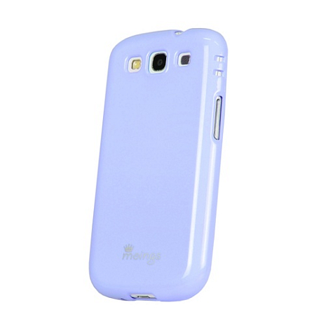 Чехол силиконовый для Samsung Galaxy S3 (i9300) Moings (Голубой)