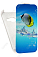 Кожаный чехол для Samsung Galaxy Ace 4 Neo (G318h) Armor Case (Белый) (Дизайн 150)