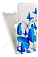 Кожаный чехол для ASUS ZenFone Zoom ZX551ML Aksberry Protective Flip Case (Белый) (Дизайн 11/11)