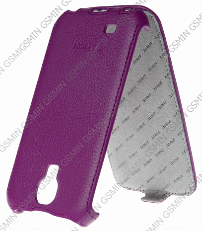 Кожаный чехол для Samsung Galaxy S4 (i9500) Armor Case (Фиолетовый)