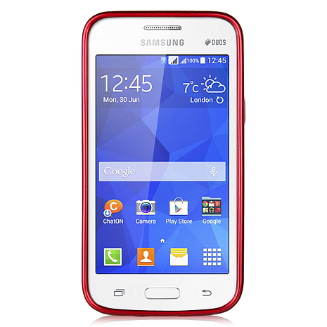 Чехол силиконовый для Samsung Galaxy Star Advance G350E iMUCA Colorful Case TPU (Красный)