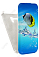 Кожаный чехол для Alcatel One Touch POP 3 5025D Aksberry Protective Flip Case (Белый) (Дизайн 150)