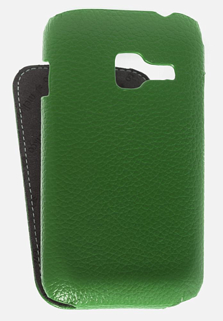    Samsung Galaxy Ace Duos S6802 Melkco Premium Leather Case - Jacka Type (Green LC)