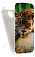 Кожаный чехол для Alcatel One Touch Idol 2 Mini L 6014X Armor Case (Белый) (Дизайн 167)