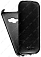 Кожаный чехол для Samsung Galaxy J1 (2016) Armor Case (Черный)