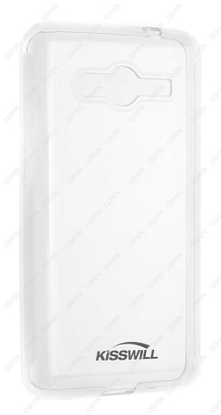 Чехол силиконовый для Samsung Galaxy Core 2 Duos (G355h) Jekod/KissWill (Прозрачный)