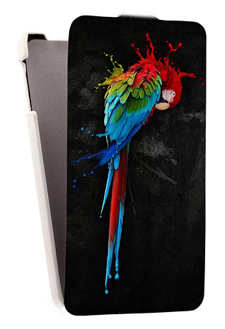 Кожаный чехол для Samsung Galaxy Note 3 (N9005) Armor Case "Full" (Белый) (Дизайн 152)