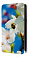 Кожаный чехол для Samsung Galaxy Note 4 (octa core) Armor Case - Book Type (Белый) (Дизайн 173)