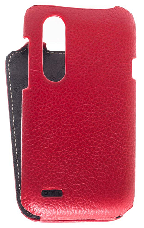    HTC Desire V / Desire X Melkco Leather Case - Jacka Type (Red LC)