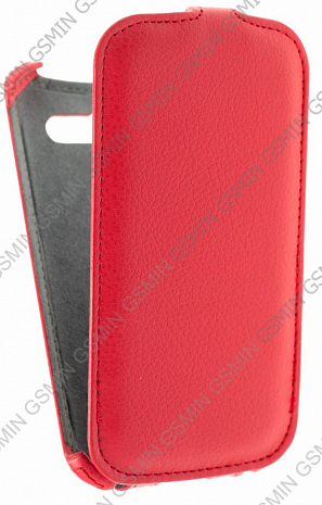 Кожаный чехол для Samsung Galaxy Win Duos (i8552) Gecko Case (Красный)