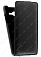 Кожаный чехол для Samsung Galaxy Grand Prime G530H Aksberry Protective Flip Case (Черный)