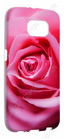 Чехол силиконовый для Samsung Galaxy S6 G920F TPU (Белый) (Дизайн 95)