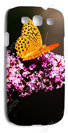 Чехол-накладка для Samsung Galaxy S3 (i9300) (Белый) (Дизайн 163)