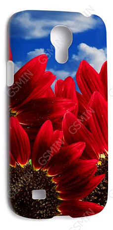 Чехол-накладка для Samsung Galaxy S4 Mini (i9190) (Белый) (Дизайн 171)