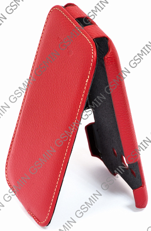    Samsung Galaxy Grand (i9082) Melkco Premium Leather Case - Jacka Type (Red LC)