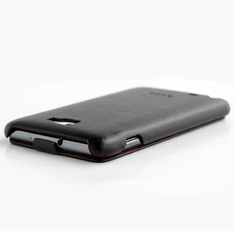 Кожаный чехол для Samsung Galaxy Note (N7000) Hoco Classic Leather Case (Черный)