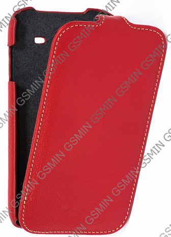 Кожаный чехол для Samsung Galaxy Grand (i9082) Melkco Premium Leather Case - Jacka Type (Red LC)