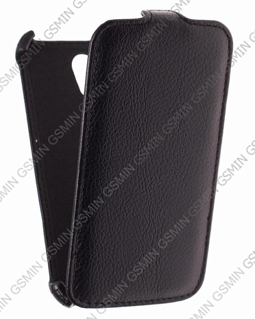 Кожаный чехол для Alcatel One Touch Pop S7 7045Y Armor Case (Черный)
