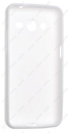 Чехол силиконовый для Samsung Galaxy Core 2 Duos (G355h) TPU (Белый) (Дизайн 107)