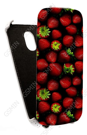 Кожаный чехол для Samsung Galaxy Nexus (i9250) Redberry Stylish Leather Case (Белый) (Дизайн 141)