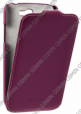 Кожаный чехол для Samsung Galaxy Note 2 (N7100) Melkco Premium Leather Case - Jacka Type (Purple LC)