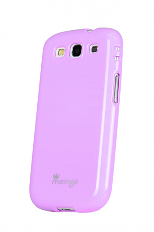 Чехол силиконовый для Samsung Galaxy S3 (i9300) Moings (Фиолетовый)