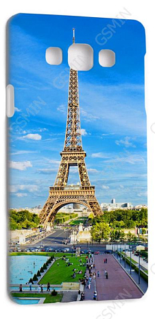 Чехол-накладка для Samsung Galaxy A7 (Белый) (Дизайн 155)