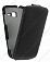 Кожаный чехол для Samsung Galaxy Trend (S7390) Sipo Premium Leather Case - V-Series (Черный)