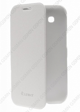 Кожаный чехол для Samsung Galaxy Win Duos (i8552) Armor Case - Book Cover (Белый)