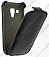 Кожаный чехол для Samsung Galaxy S Duos (S7562) Gecko Case (Черный)