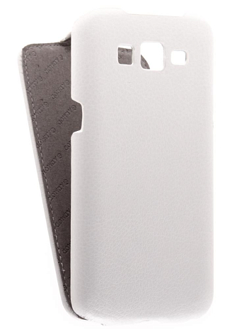 Кожаный чехол для Samsung Galaxy Grand 2 (G7102) Armor Case "Full" (Белый) (Дизайн 151)