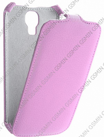 Кожаный чехол для Samsung Galaxy S4 (i9500) Armor Case (Розовый)