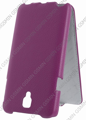 Кожаный чехол для Samsung Galaxy Note 3 Neo (N7505) Armor Case "Full" (Фиолетовый)