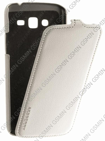 Кожаный чехол для Samsung Galaxy Grand 2 (G7102) Aksberry Protective Flip Case (Белый)